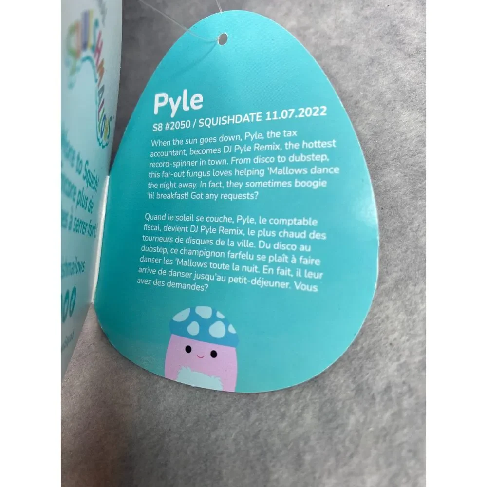 Squishmallows Pyle the Mushroom 8